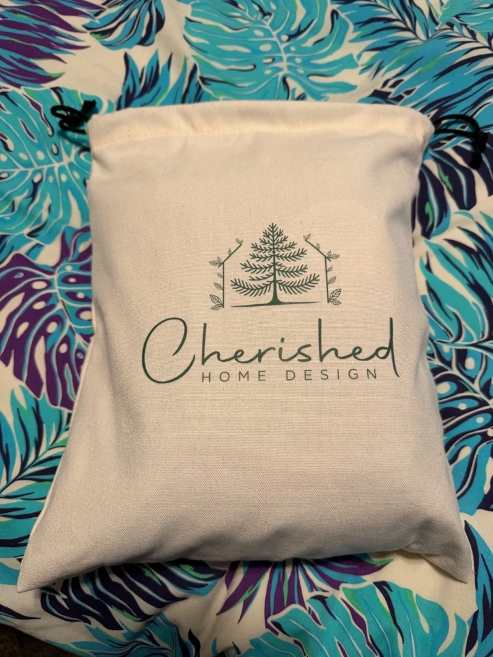 King Size NIB Duvet Cover Aurora Borealis Forest Mountain Print